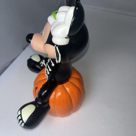 VINTAGE 1999 Paper Magic Group Light Up Mickey Mouse Skeleton 10" GITD - Picture 3 of 6
